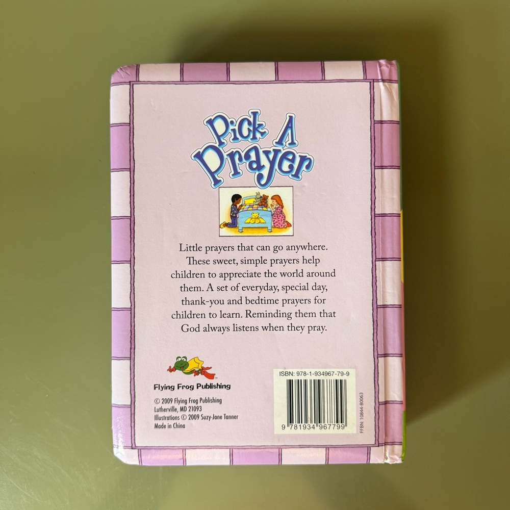 Pick a Prayer - Board book By Suzy-Jane Tanner - VERY GOOD Kids Toddlers - Picture 2 of 6